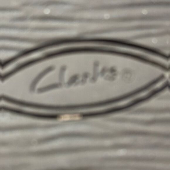 Clarks Artisan Leather Thong Sandals Turquoise Beaded Accent Sz 7 - Picture 8 of 10